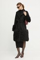 Шерстяное пальто Twinset 242TT2400 чёрный AW24