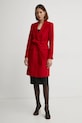 Twinset cappotto in lana 242TT2202 rosso AW24