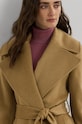 Vlněný kabát Lauren Ralph Lauren béžová 297962169