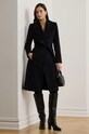 Шерстяное пальто Lauren Ralph Lauren слегка утеплённая модель чёрный 297962169