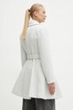 Oblečenie Kabát s prímesou vlny Guess LOISE W4BL54.WGL22 sivá