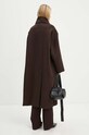 Oblečení Vlněný kabát AERON PFCO115453 hnědá