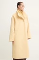 Stine Goya palton de lana galben C002.2268