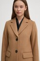 Sisley palton de lana maro 2JJYLN04N