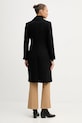 Odzież Sisley płaszcz wełniany 2JJYLN04Z czarny