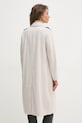 Odzież Sisley płaszcz wełniany 2A8GLN04Q beżowy