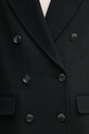 Sisley palton de lana 2A8GLN04Q negru