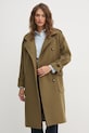 Sisley cappotto con aggiunta di lana verde 22USLN055