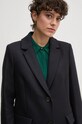 Шерстяное пальто Tommy Hilfiger тёмно-синий WW0WW42738