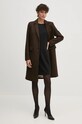 Tommy Hilfiger płaszcz wełniany WW0WW42738 brązowy NC24