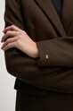 Tommy Hilfiger płaszcz wełniany WW0WW42738 brązowy