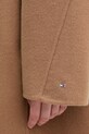 Vuneni kaput Tommy Hilfiger WW0WW43603 smeđa