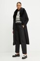 Шерстяное пальто MICHAEL Michael Kors 77B6781M12 чёрный AW24