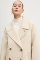 Tommy Jeans palton din lana bej DW0DW19752