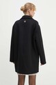 Odzież Moschino Jeans płaszcz wełniany 0612.8717 czarny