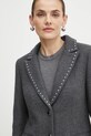 Morgan palton de lana GLAM GLAM gri AW24