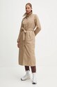 Одежда Пальто Didriksons MATILDE 505419 бежевый