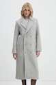 Vlněný kabát ZADIG&VOLTAIRE šedá WWCO00216