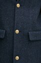 Vlněný kabát ZADIG&VOLTAIRE WWCO00217 námořnická modř