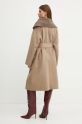 Karl Lagerfeld cappotto in cotone double face beige 246W1502