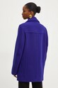 Odzież Karl Lagerfeld płaszcz wełniany 246W1508 fioletowy
