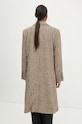 A.L.C. płaszcz z domieszką wełny Tanner 1JAKT00904 beżowy AW24