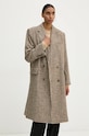 Odzież A.L.C. płaszcz z domieszką wełny Tanner 1JAKT00904 beżowy