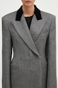 Sportmax wool coat Liuto2 gray 2422016053600