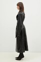 Кожаный плащ Sportmax Alfeo1234 2422476013600 чёрный AW24
