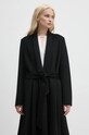 DIANE VON FURSTENBERG palton de lana DVFCL3S001 negru AW24