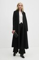 DIANE VON FURSTENBERG palton de lana negru DVFCL3S001