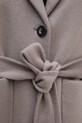 Вълнено палто DIANE VON FURSTENBERG DVFCL3S004 сив