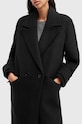 Îmbrăcăminte AllSaints palton din lana MABEL COAT W006OZ negru