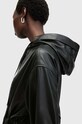 Kožený kabát AllSaints KELSEA LEA COAT černá W028LB