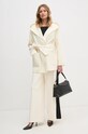 Vlněný kabát MACKAGE AZRA béžová AW24
