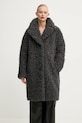 Одяг Пальто Stand Studio Camille Cocoon Coat 61137.9061 сірий