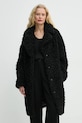 Stand Studio płaszcz Camille Cocoon Coat 61137.9061 czarny AW25