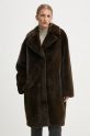 Палто Stand Studio Camille Cocoon Coat кафяв 61137.9070