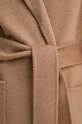 Вовняне пальто Stand Studio Claudine Long Coat 61218.8550 коричневий