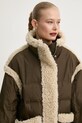 Oblečení Péřová bunda Stand Studio Dorothy Coat 62033.8657 zelená