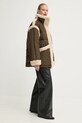 Péřová bunda Stand Studio Dorothy Coat zelená 62033.8657