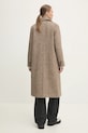 Odzież Abercrombie & Fitch płaszcz wełniany KI144.4242.465 beżowy