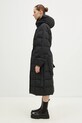 GANNI down jacket Tech Seersucker Puffer Coat F9688 black AW24
