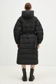 Clothing GANNI down jacket Tech Seersucker Puffer Coat F9688 black