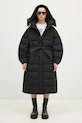 Péřová bunda GANNI Tech Seersucker Puffer Coat F9688