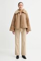 Odzież By Malene Birger kurtka skórzana dwustronna ODELLIES Q72585001 brązowy