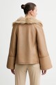 By Malene Birger kurtka skórzana dwustronna ODELLIES Q72585001 brązowy