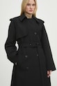 Îmbrăcăminte Miss Sixty trenci de lână 6L3CJ2400000 6L3CJ2400000 negru