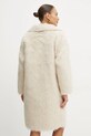 Odzież Weekend Max Mara płaszcz wełniany 2425016013600 beżowy