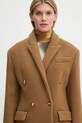 Clothing Nanushka wool coat FERRIS NW24FWOW40076 brown